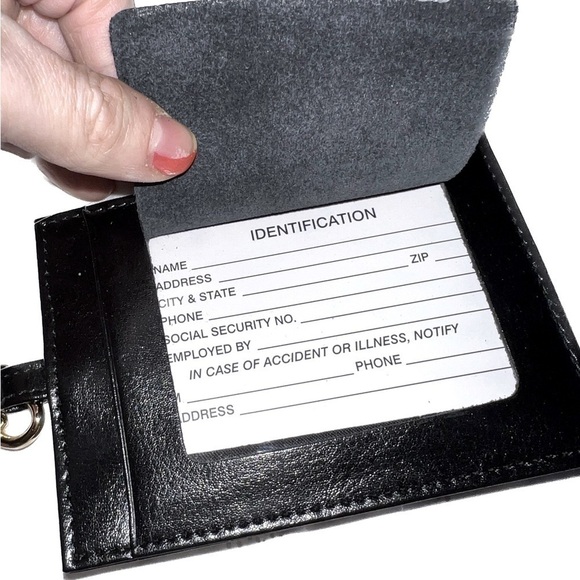 Other - GREAT GIFT!  Luggage tag, leather, never used!